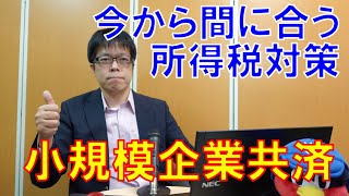 確定申告に向け今から間に合う所得税対策『小規模企業共済』【10分解説三本の矢の教え】