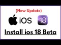 iOS 18 beta download : How To Get ios 18 Developer Beta Profile / Install ios 18 Beta