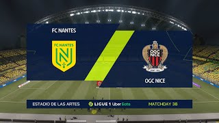 FIFA 21 | FC Nantes vs OGC Nice - Ligue 1 Uber Eats | Full Gameplay
