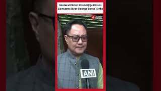 Union Minister Kiren Rijiju Warns of George Soros' Threat to India's Economy