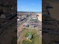 great yarmouth slingshot ride seen from the nearby observation wheel