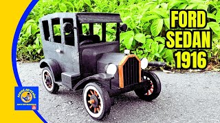 COMO FAZER CARRINHO FORD SEDAN 1916 de Madeira Passo a Passo