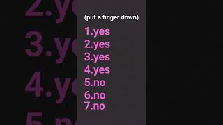 #challenge how many fingers did you put down comment down below