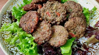 Iraqi Fried Kebab (Kebab Tawa)