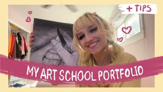 my accepted art school portfolio ! (SAIC, Parsons, SVA, etc.) + tips
