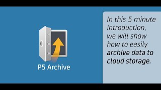 Archiware P5 How to Archive data to Cloud storage