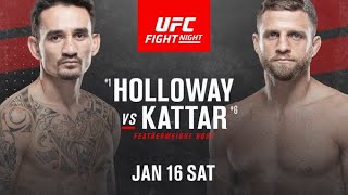 UFC Fight Night: Макс Холлоуэй vs Келвин Каттер  |  Max Holloway vs Calvin Kattar