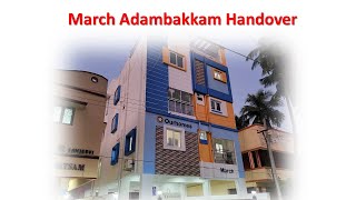 March Building Handover l Adambakkam l Ourhomes