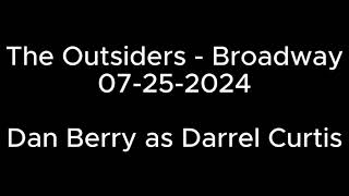 The Outsiders Broadway July 25 2024 E