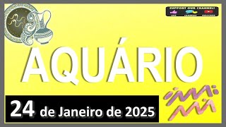 Horóscopo do Dia AQUÁRIO 24 de Janeiro de 2025