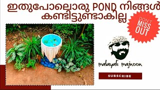 Small Pond In Garden|200 രൂപക്ക് മുറ്റത്തെ പൂന്തോട്ടത്തിൽ ഒരു കുളം