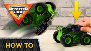 How to make Monster Jam trucks flip! Click & Flip Monster Jam trucks
