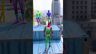 GTA 5 Epic Water Ragdolls | Spider-Man Jumps / Fails ep.101 #shorts