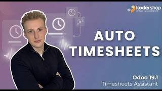 Automatic Time Tracking in Odoo 19.1 | Timesheets Assistant & Activity Watch