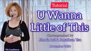 Tutorial : U Wanna Little of This linedanc3