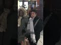 Someone dancing outside maccies In Liverpool