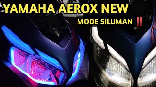 DRL LAMPU ALIS AEROX NEW BISA DI BIKIN MODE STANDAR‼️