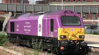 DB Cargo, Class 67, 67007, Platinum Jubilee - Leicester Station - Tue 25th Jul 2023