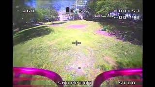 Maiden Flight - Happymodel Snapper 7 FPV racing drone