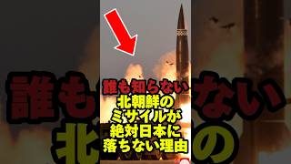 北朝鮮のミサイルが絶対日本に落下しない理由 #北朝鮮 #金正恩 #ミサイル