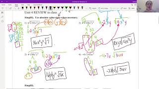 A2 M3T1 Radical Functions Review