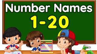 Number names | Number Names 1- 20 | Number spelling | Learn Numbers | Numbers 1 to 20 | #numbername