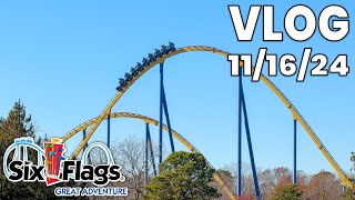 Changes Continue at Six Flags Great Adventure! | Vlog 11/16/24