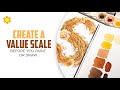 How to create a value scale BEFORE you paint/draw