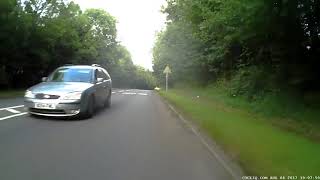 Bottle bowler |  Bottle thrown from car window at cyclist | Caught on the Cycliq Fly6