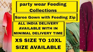 Feeding Partywear Gown|Latest Feeding kurti Designs|Simple Partywear Feeding kurti| Feeding Kurti|