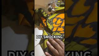 DIY MACHINE SMOCKING #smocking #smockingtutorial #sewing #sew #diy #sewingtips #fashion #sewist