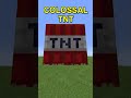 TNT But It Keeps Getting Bigger Minecraft #shorts