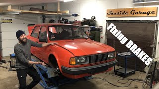 BARN FIND ŠKODA 105- Rebuilding the brake calibers