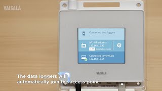 How to install Vaisala viewLinc continuous monitoring system with VaiNet wireless data loggers