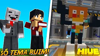 SÓ TEVE TEMA RUIM NESSE VÍDEO! e injustiçado... | Build Battle - Minecraft: The Hive