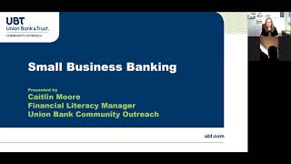 YWCA Presentation: Small Business Banking