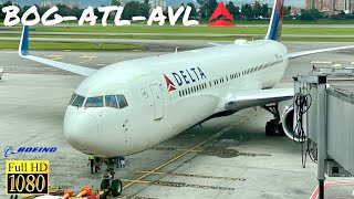 |TRIP REPORT| Delta Airlines Boeing 767-300 | Bogotá - Atlanta - Asheville | Increíble Despegue |HD|