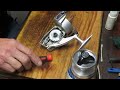 olympic lg vo 600 spin fishing reel how to take apart and service this classic