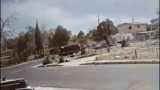 VIDEO: Car goes airborne and flips on side in southeast Albuquerque neighborhood