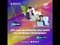 Webinar ¿Por qué necesitamos una nueva Ley de Rentas Municipales?