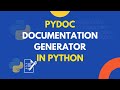 How to Use Pydoc: A Guide for Generating Python Documentation
