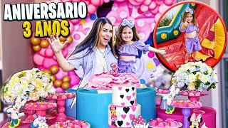 DEI UMA FESTA SURPRESA PARA MINHA IRMÃZINHA DE 3 ANOS! (Muito emocionante)