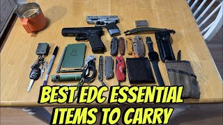 Best Essential EDC Items To Carry 2024 #edc ￼