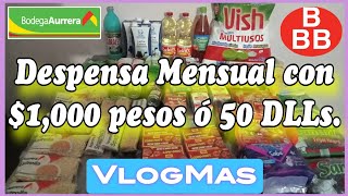 VlogMas / Despensa Mensual #corderitomiriam #vlogmas