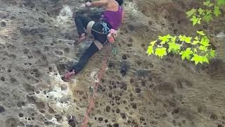 Naked 5.12a/b Red River Gorge Climbing