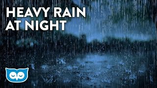 Heavy Rain Sounds At Night With No Thunder | 2 Hours Rainstorm | Heavy Rain Sounds for Sleeping