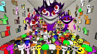 BIG INCREDIBOX SPRUNKI FAMILY, FROM FULL HOTEL OF ANGRY MUNCI AND MORE NEXTBOTS, OBUNGA in Gmod Pr39