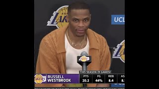 Russell Westbrook Wasn't Having This Reporter's Question After Loss To OKC Thunder 👀