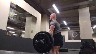 Deadlift - 160 kg. x 2 reps