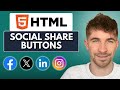 How to Add Social Media Share Buttons to HTML Website (2025)